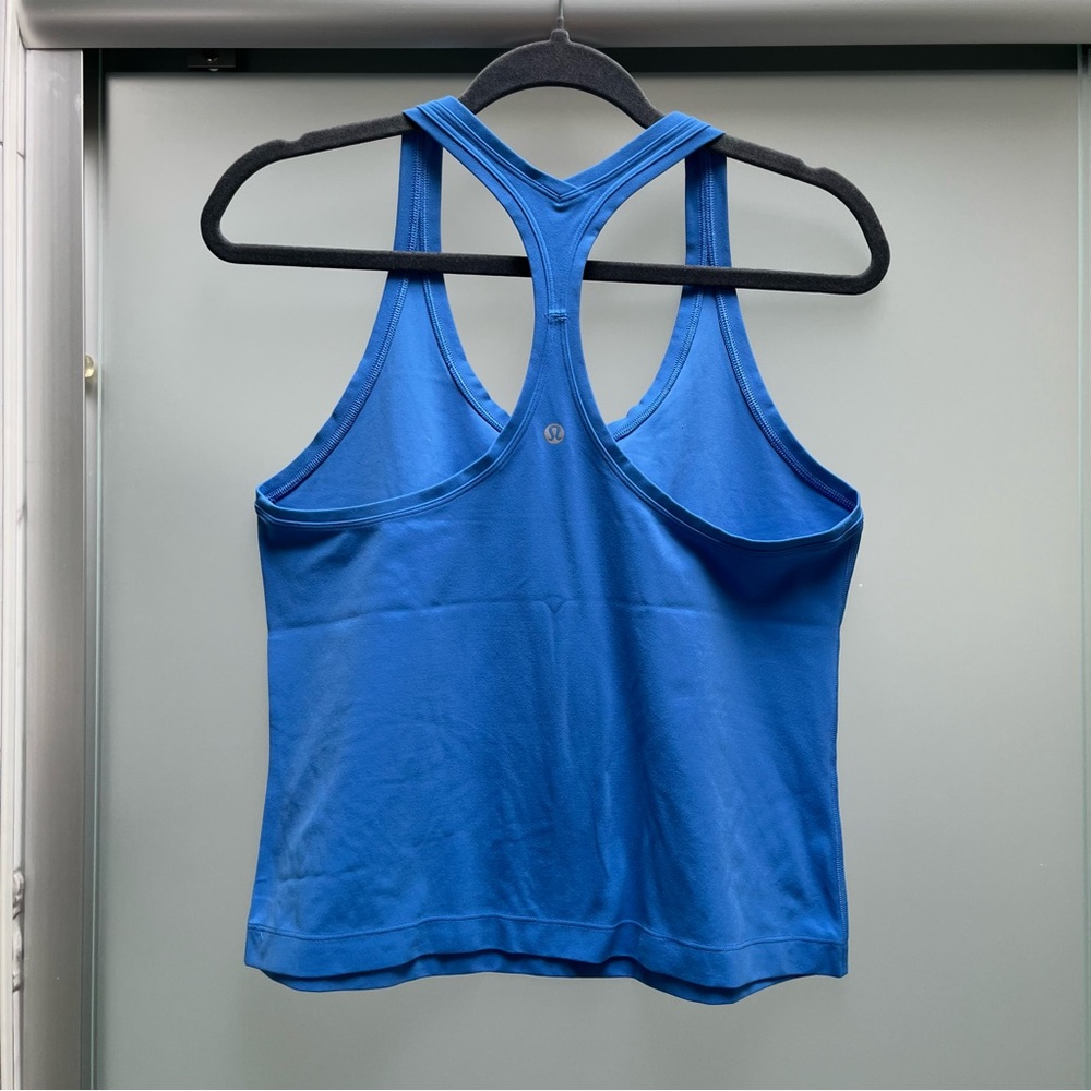 lululemon athletica Columbia  Blue Racerback Tank Top